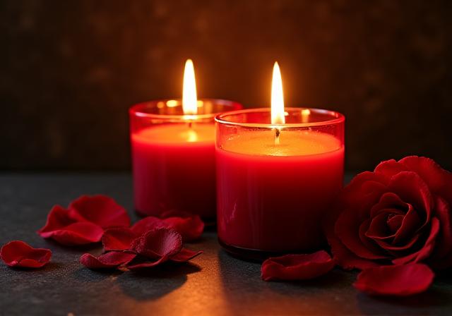Velas Tabaco y Rosa